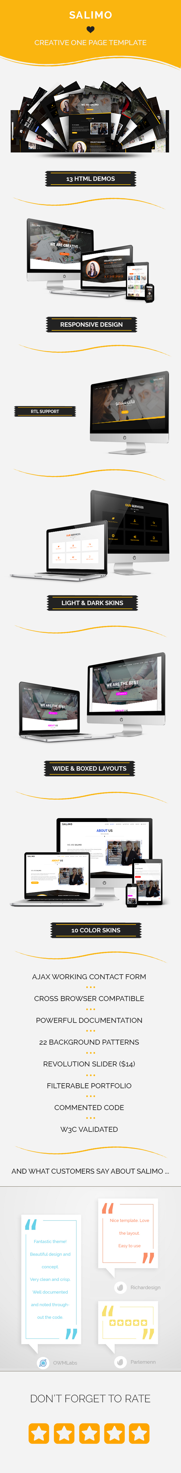 Salimo - One Page Parallax - 2